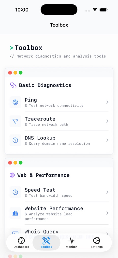 Ping monitoring – latency and packet loss