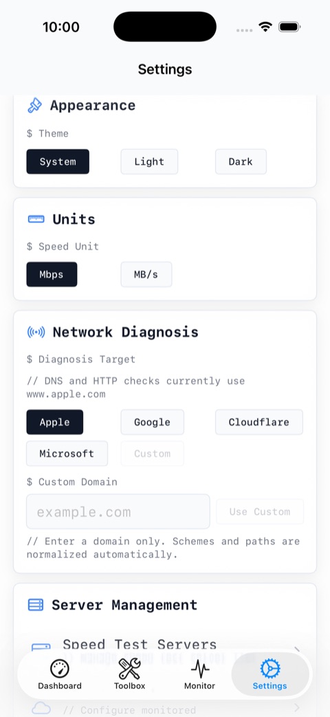 DNS lookup and LAN tools